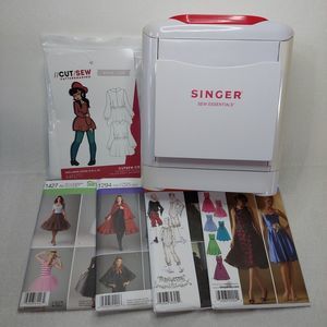Singer Sew Essential Portable Organizer Storage Simplicity Sewing Pattern BUNDLE